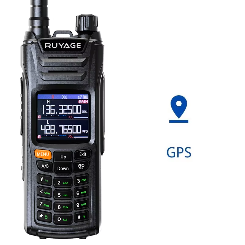 Ruyage UV6D VHF UHF Analog Long Range Two Way Radio Walkie Talkie