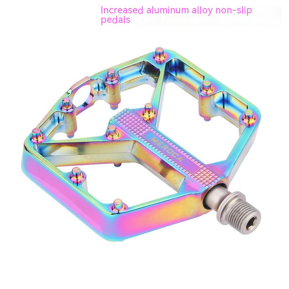 Bicycle Pedal Non-Slip  Bike Pedals Aluminum Alloy Flat Platform Applicable Waterproof Cycling Accessories Bike Pedals Road Bicycle Pedals Cleats Set Clipless Pedals Compatible With Road Bikes