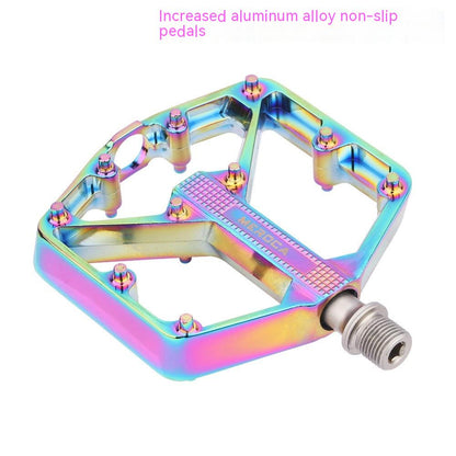 Bicycle Pedal Non-Slip  Bike Pedals Aluminum Alloy Flat Platform Applicable Waterproof Cycling Accessories Bike Pedals Road Bicycle Pedals Cleats Set Clipless Pedals Compatible With Road Bikes