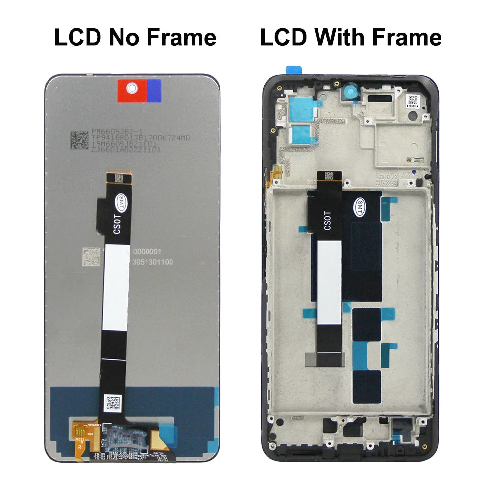 For Xiaomi POCO X3 GT 21061110AG 6.6'' LCD Display Touch Screen Digitizer with Frame Replacement for POCO X3GT