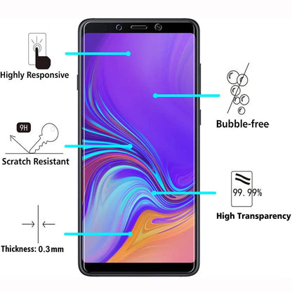 4PCS Tempered Glass For Samsung Galaxy A3 A5 A7 A6 A8 J4 J6 Plus 2018 J2 J3 J5 J7 2016 A750 A9 2018 Screen Protector Film Glass