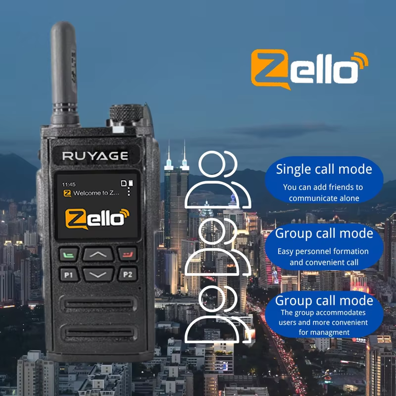 Ruyage RY65 Zello Push-to-Talk 4G LTE Long Range PoC Radio