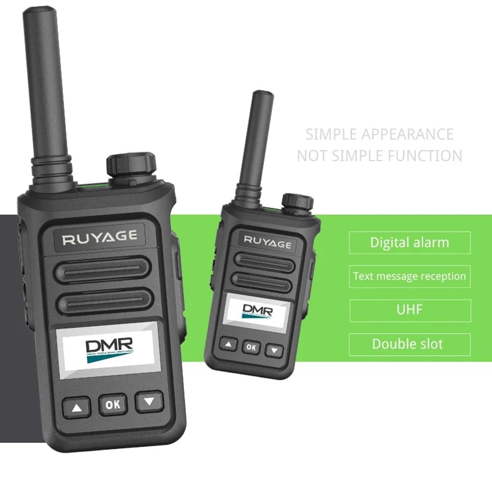 Ruyage DP20 DMR Digital Long Range Two Way Radio Dual Mode Walkie Talkie