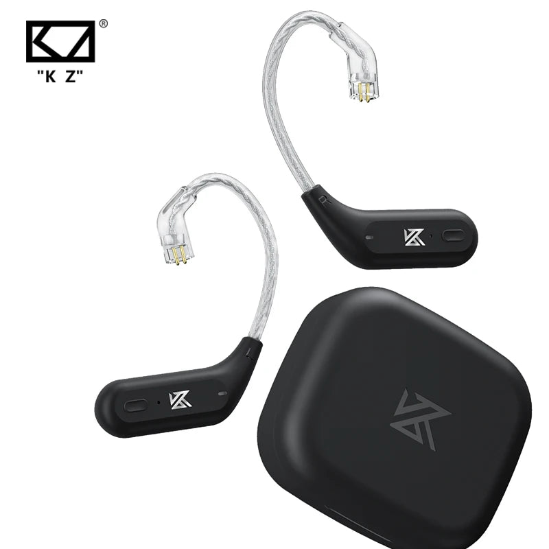 KZ AZ09  Bluetooth 5.2 HD Bluetooth Module Wireless Upgrade Cable HIFI Wireless Ear Hook Connector With Charging Case S2 Z1 S1