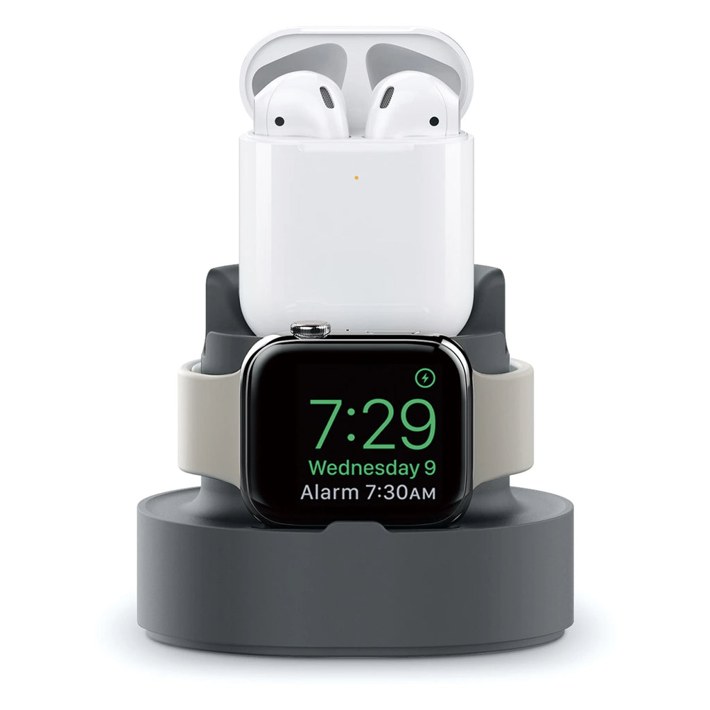 3 In 1 Phone Watch Earphone Silicone Charging Stand Holder for I Phone 11 12 Pro Max IWatch Airpods Pro 2 3 Dock Station Soporte