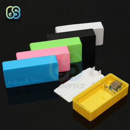 2X18650 USB Power Bank Battery Charger Case DIY Box 5600mAh For iPhone For Smart Phone MP3 Electronic Mobile Charging Box