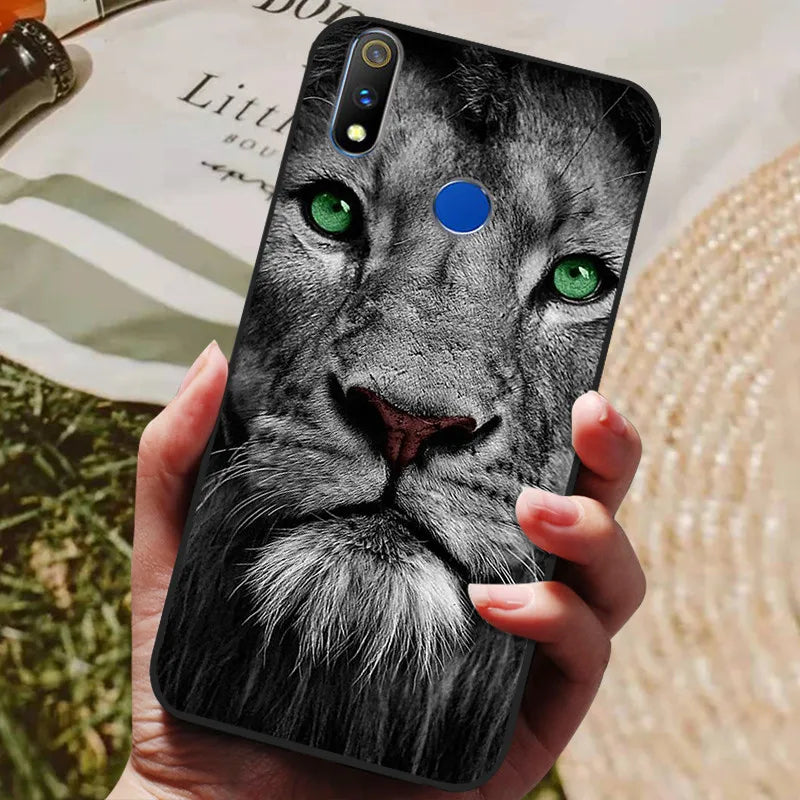 For Realme 3 Pro Case Soft Silicon TPU Back cover For OPPO Realme 3 Pro RMX1851 Coque Funda Realme3 RMX1825 RMX1821 shockproof