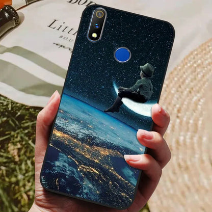 For Realme 3 Pro Case Soft Silicon TPU Back cover For OPPO Realme 3 Pro RMX1851 Coque Funda Realme3 RMX1825 RMX1821 shockproof