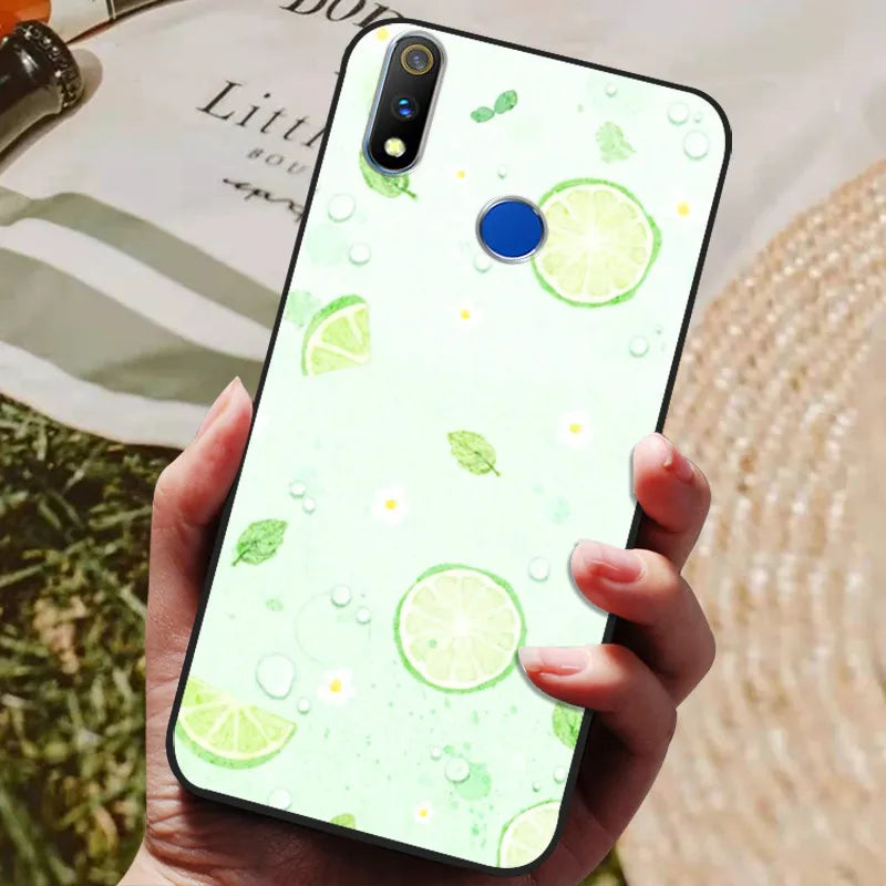 For Realme 3 Pro Case Soft Silicon TPU Back cover For OPPO Realme 3 Pro RMX1851 Coque Funda Realme3 RMX1825 RMX1821 shockproof