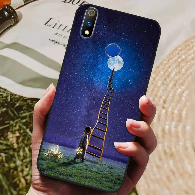 For Realme 3 Pro Case Soft Silicon TPU Back cover For OPPO Realme 3 Pro RMX1851 Coque Funda Realme3 RMX1825 RMX1821 shockproof