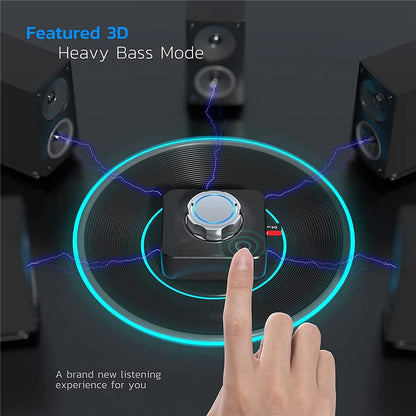 VAORLO 3D Bluetooth 5.0 Audio Receiver Surround Stereo Sound SD TF Card RCA 3.5mm AUX USB Wireless Adapter For CAR Kit Speaker