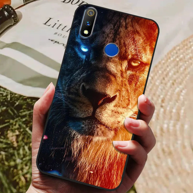 For Realme 3 Pro Case Soft Silicon TPU Back cover For OPPO Realme 3 Pro RMX1851 Coque Funda Realme3 RMX1825 RMX1821 shockproof
