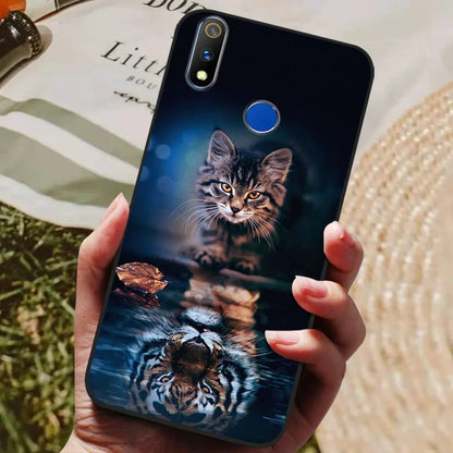 For Realme 3 Pro Case Soft Silicon TPU Back cover For OPPO Realme 3 Pro RMX1851 Coque Funda Realme3 RMX1825 RMX1821 shockproof