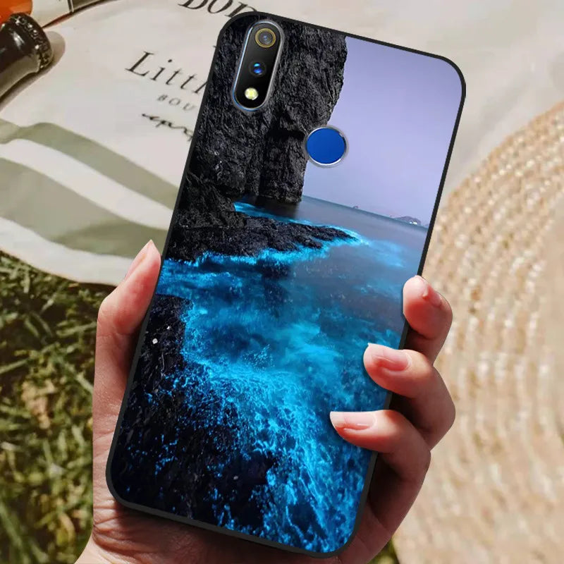 For Realme 3 Pro Case Soft Silicon TPU Back cover For OPPO Realme 3 Pro RMX1851 Coque Funda Realme3 RMX1825 RMX1821 shockproof