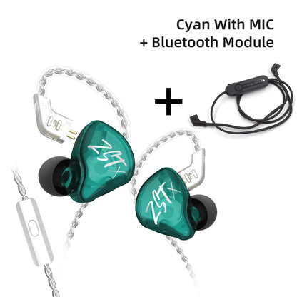 KZ ZST X 1BA 1DD Hybrid HIFI In Ear Earphones Bass Earbud Sport Noise Cancelling Headset KZ ZSTX ZSNPRO ZSX EDX PRO VX C12