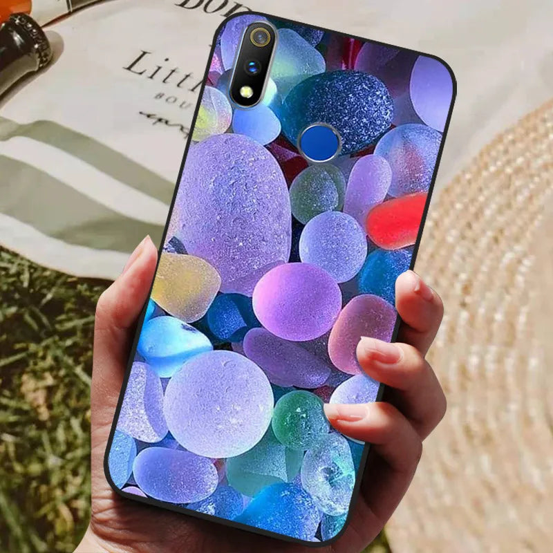For Realme 3 Pro Case Soft Silicon TPU Back cover For OPPO Realme 3 Pro RMX1851 Coque Funda Realme3 RMX1825 RMX1821 shockproof