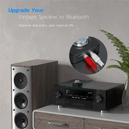 VAORLO 3D Bluetooth 5.0 Audio Receiver Surround Stereo Sound SD TF Card RCA 3.5mm AUX USB Wireless Adapter For CAR Kit Speaker
