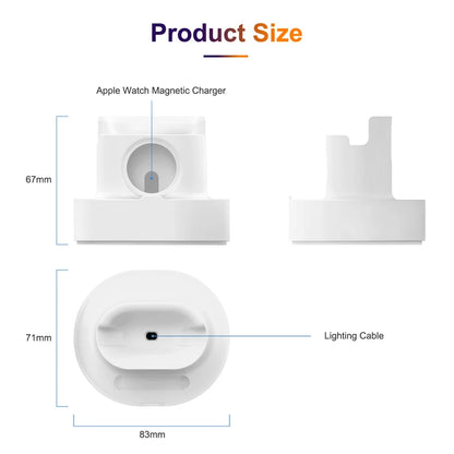 3 In 1 Phone Watch Earphone Silicone Charging Stand Holder for I Phone 11 12 Pro Max IWatch Airpods Pro 2 3 Dock Station Soporte