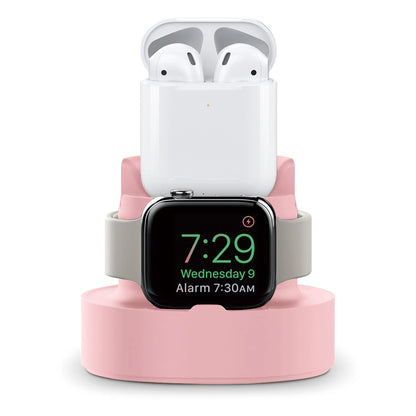 3 In 1 Phone Watch Earphone Silicone Charging Stand Holder for I Phone 11 12 Pro Max IWatch Airpods Pro 2 3 Dock Station Soporte