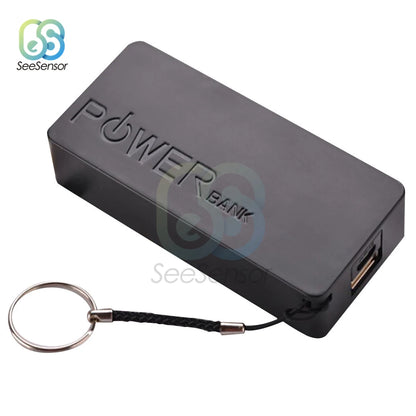 2X18650 USB Power Bank Battery Charger Case DIY Box 5600mAh For iPhone For Smart Phone MP3 Electronic Mobile Charging Box