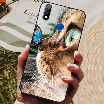 For Realme 3 Pro Case Soft Silicon TPU Back cover For OPPO Realme 3 Pro RMX1851 Coque Funda Realme3 RMX1825 RMX1821 shockproof