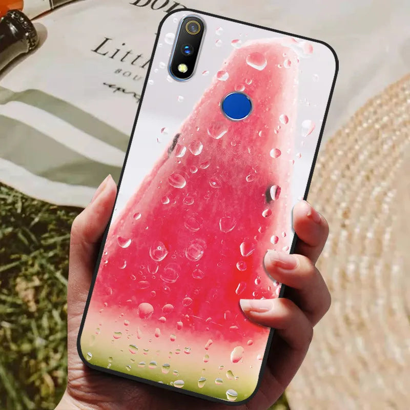 For Realme 3 Pro Case Soft Silicon TPU Back cover For OPPO Realme 3 Pro RMX1851 Coque Funda Realme3 RMX1825 RMX1821 shockproof