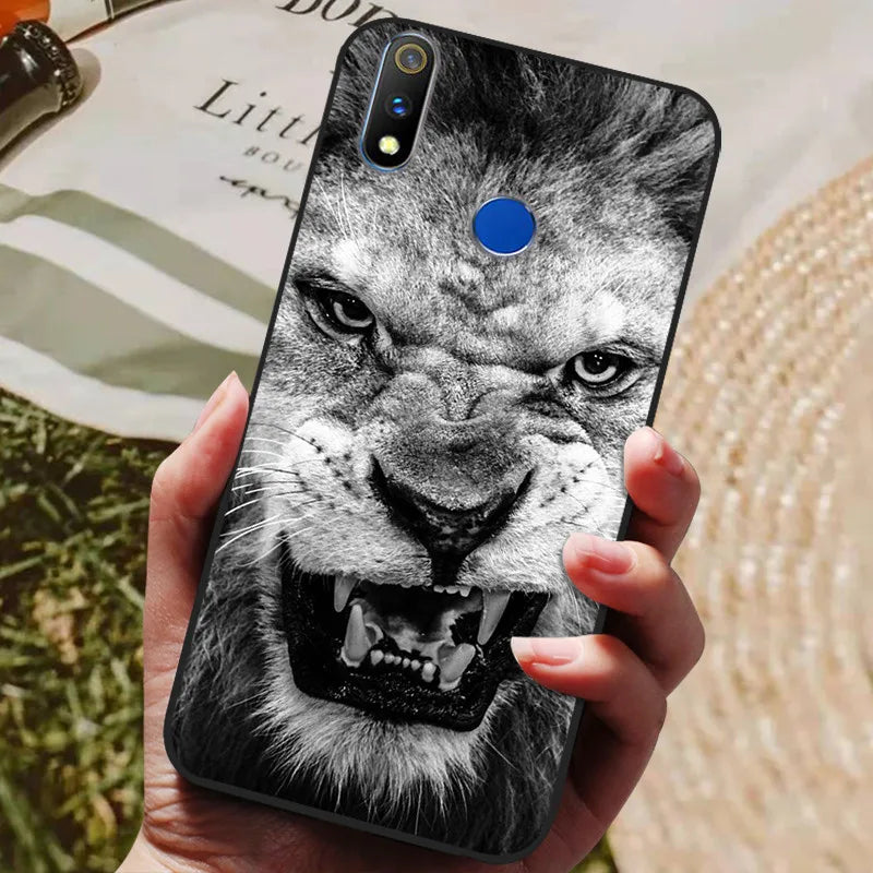 For Realme 3 Pro Case Soft Silicon TPU Back cover For OPPO Realme 3 Pro RMX1851 Coque Funda Realme3 RMX1825 RMX1821 shockproof