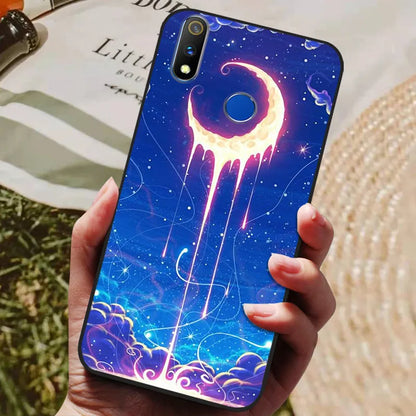 For Realme 3 Pro Case Soft Silicon TPU Back cover For OPPO Realme 3 Pro RMX1851 Coque Funda Realme3 RMX1825 RMX1821 shockproof