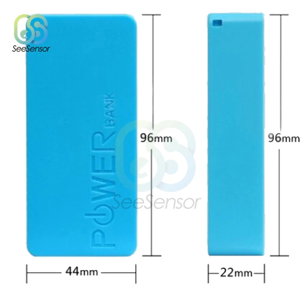 2X18650 USB Power Bank Battery Charger Case DIY Box 5600mAh For iPhone For Smart Phone MP3 Electronic Mobile Charging Box
