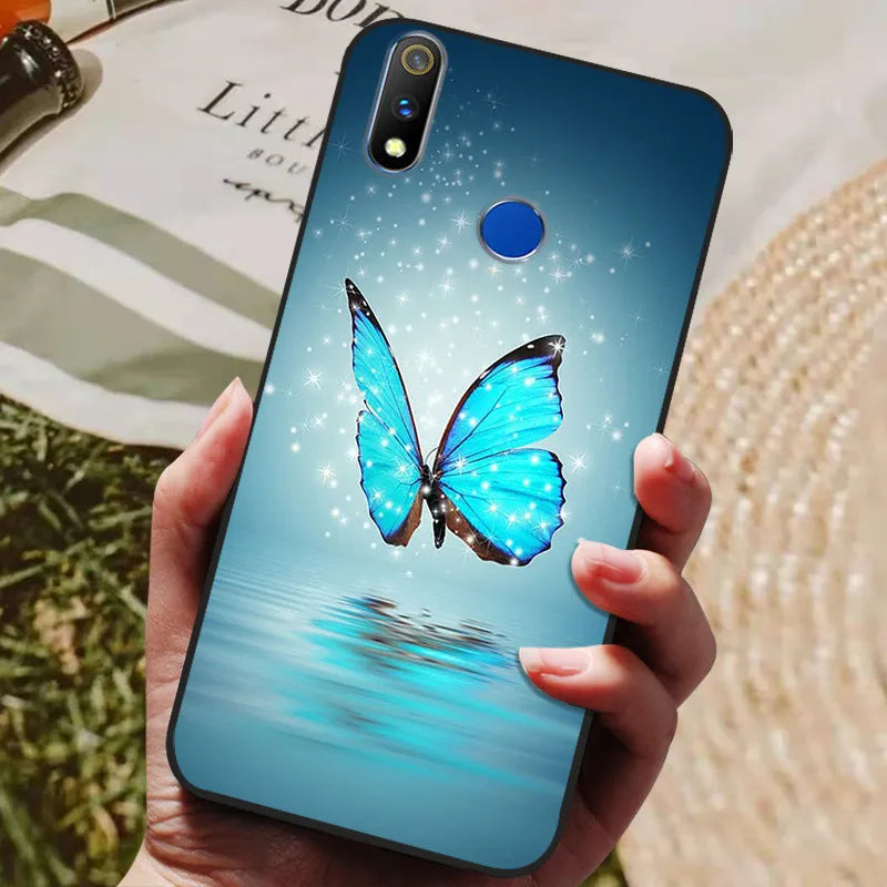 For Realme 3 Pro Case Soft Silicon TPU Back cover For OPPO Realme 3 Pro RMX1851 Coque Funda Realme3 RMX1825 RMX1821 shockproof