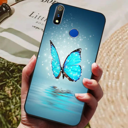 For Realme 3 Pro Case Soft Silicon TPU Back cover For OPPO Realme 3 Pro RMX1851 Coque Funda Realme3 RMX1825 RMX1821 shockproof