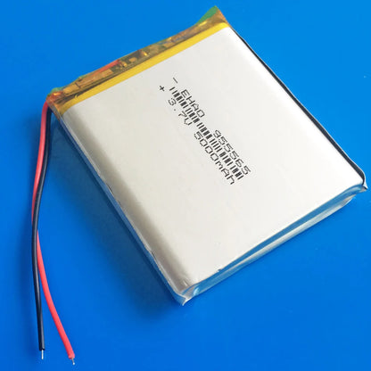 3.7V 5000mAh Polymer Lithium LiPo Rechargeable Battery 955565 For GPS PSP DVD PAD E-book Tablet PC Laptop Power Bank Video Game