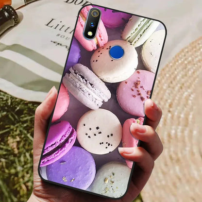 For Realme 3 Pro Case Soft Silicon TPU Back cover For OPPO Realme 3 Pro RMX1851 Coque Funda Realme3 RMX1825 RMX1821 shockproof