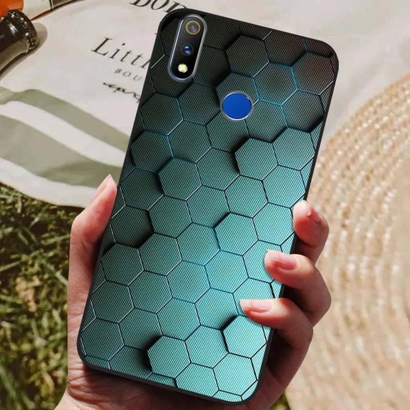 For Realme 3 Pro Case Soft Silicon TPU Back cover For OPPO Realme 3 Pro RMX1851 Coque Funda Realme3 RMX1825 RMX1821 shockproof