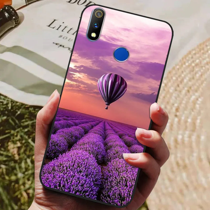 For Realme 3 Pro Case Soft Silicon TPU Back cover For OPPO Realme 3 Pro RMX1851 Coque Funda Realme3 RMX1825 RMX1821 shockproof