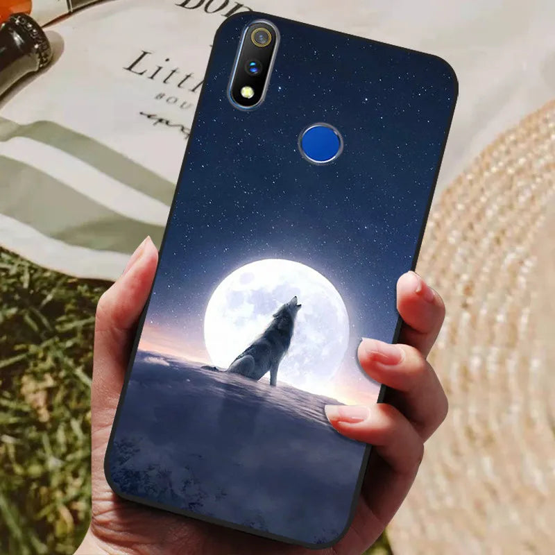 For Realme 3 Pro Case Soft Silicon TPU Back cover For OPPO Realme 3 Pro RMX1851 Coque Funda Realme3 RMX1825 RMX1821 shockproof