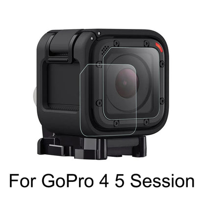 New Camera Tempered Glass Lens With Screen Protector Film For Gopro Hero 4 Session 5 Session