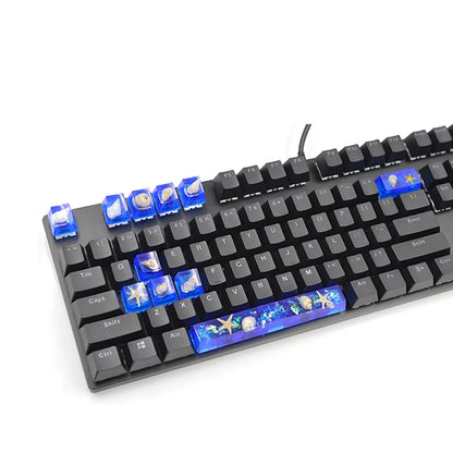 1pcs Manual Mechanical Gaming Keyboard Mold Computer PC Gamer Pet Paw keycaps Silicone Molds Dried Flower Resin Crafts