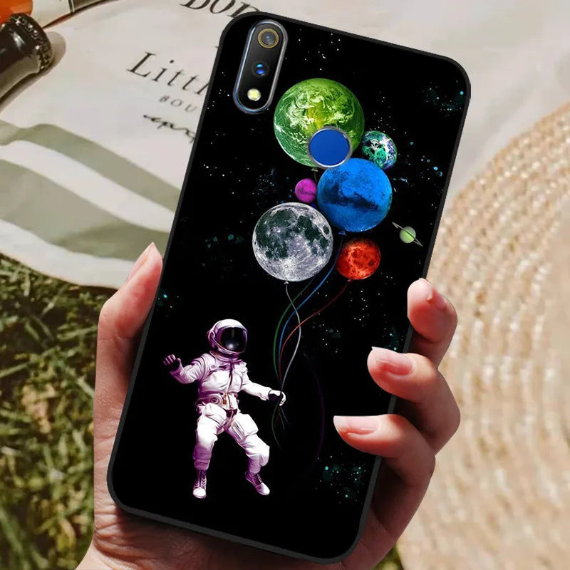 For Realme 3 Pro Case Soft Silicon TPU Back cover For OPPO Realme 3 Pro RMX1851 Coque Funda Realme3 RMX1825 RMX1821 shockproof