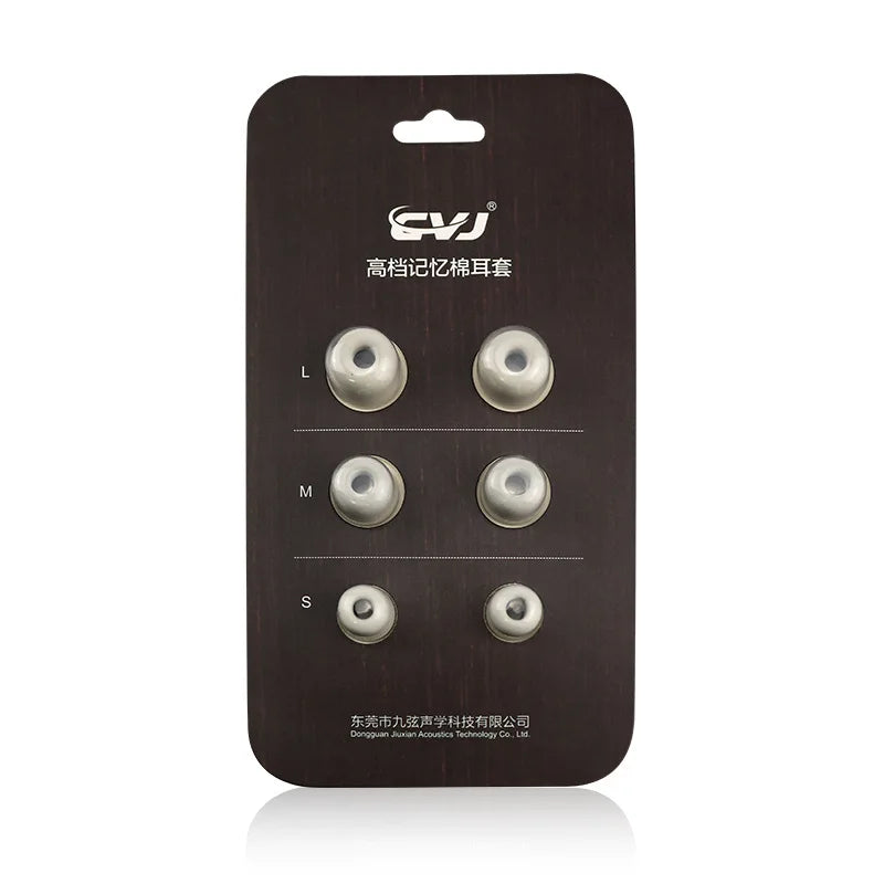 Memory Foam Earmuffs Earphone Earbuds Set Chronic Rebound Memory Foam for Hifi Earphones Headphone Earbuds for Trn Kz Earphone