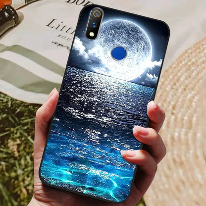 For Realme 3 Pro Case Soft Silicon TPU Back cover For OPPO Realme 3 Pro RMX1851 Coque Funda Realme3 RMX1825 RMX1821 shockproof