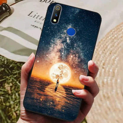 For Realme 3 Pro Case Soft Silicon TPU Back cover For OPPO Realme 3 Pro RMX1851 Coque Funda Realme3 RMX1825 RMX1821 shockproof