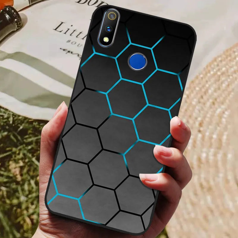 For Realme 3 Pro Case Soft Silicon TPU Back cover For OPPO Realme 3 Pro RMX1851 Coque Funda Realme3 RMX1825 RMX1821 shockproof
