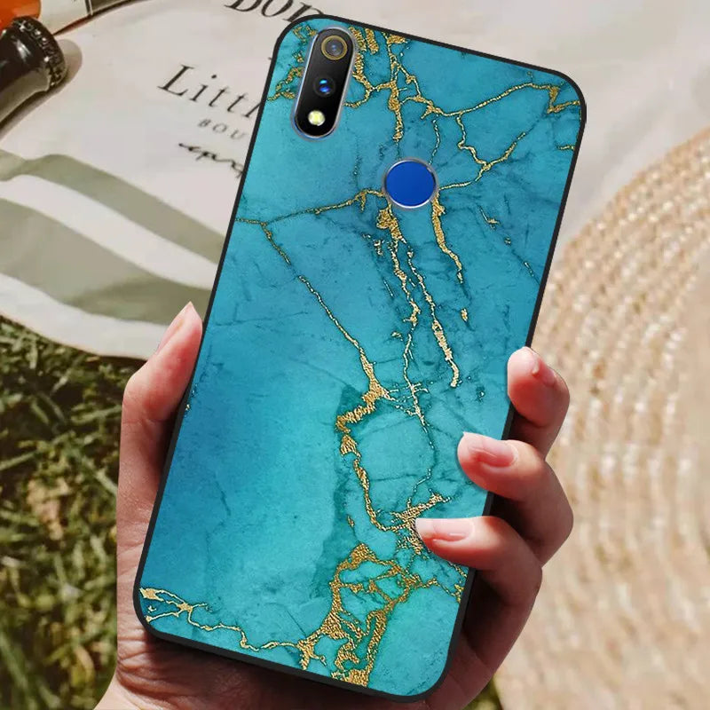 For Realme 3 Pro Case Soft Silicon TPU Back cover For OPPO Realme 3 Pro RMX1851 Coque Funda Realme3 RMX1825 RMX1821 shockproof