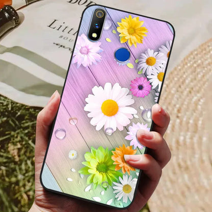 For Realme 3 Pro Case Soft Silicon TPU Back cover For OPPO Realme 3 Pro RMX1851 Coque Funda Realme3 RMX1825 RMX1821 shockproof