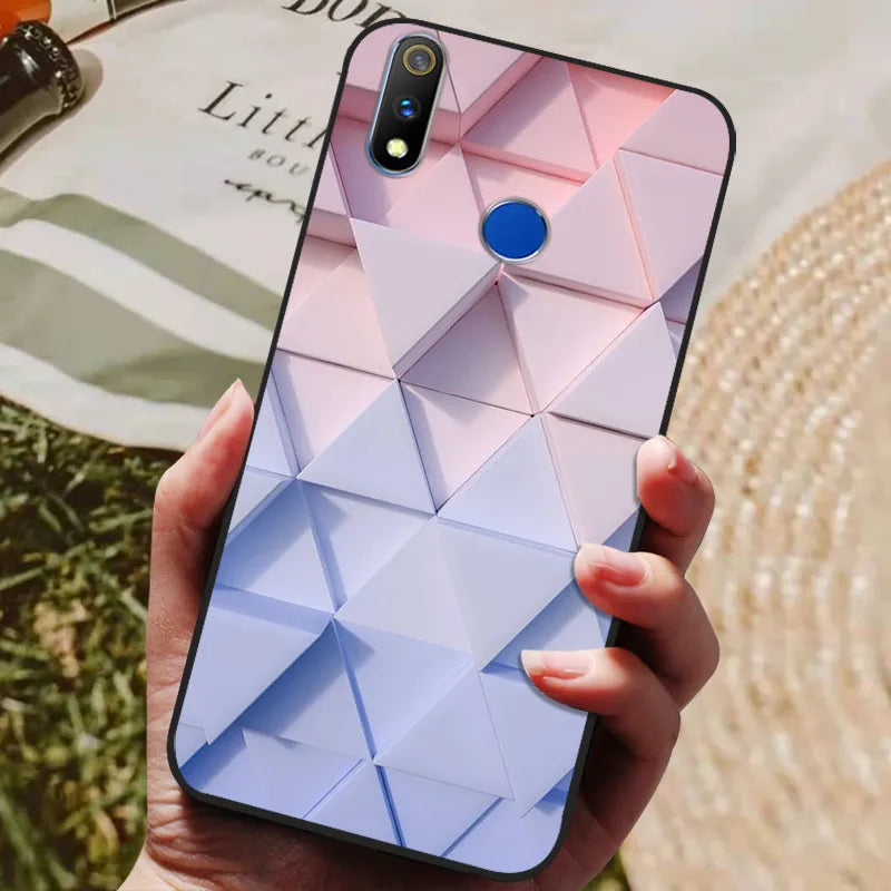 For Realme 3 Pro Case Soft Silicon TPU Back cover For OPPO Realme 3 Pro RMX1851 Coque Funda Realme3 RMX1825 RMX1821 shockproof