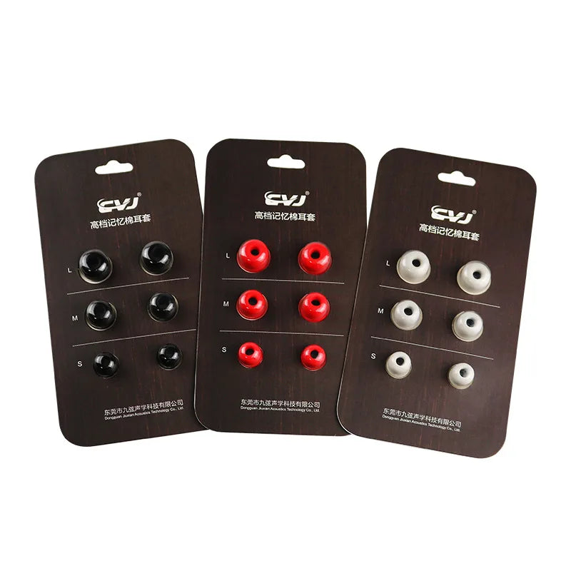 Memory Foam Earmuffs Earphone Earbuds Set Chronic Rebound Memory Foam for Hifi Earphones Headphone Earbuds for Trn Kz Earphone