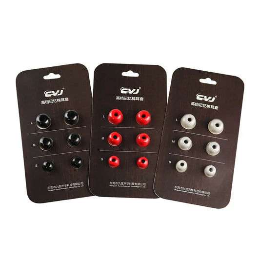 Memory Foam Earmuffs Earphone Earbuds Set Chronic Rebound Memory Foam for Hifi Earphones Headphone Earbuds for Trn Kz Earphone