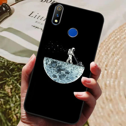 For Realme 3 Pro Case Soft Silicon TPU Back cover For OPPO Realme 3 Pro RMX1851 Coque Funda Realme3 RMX1825 RMX1821 shockproof