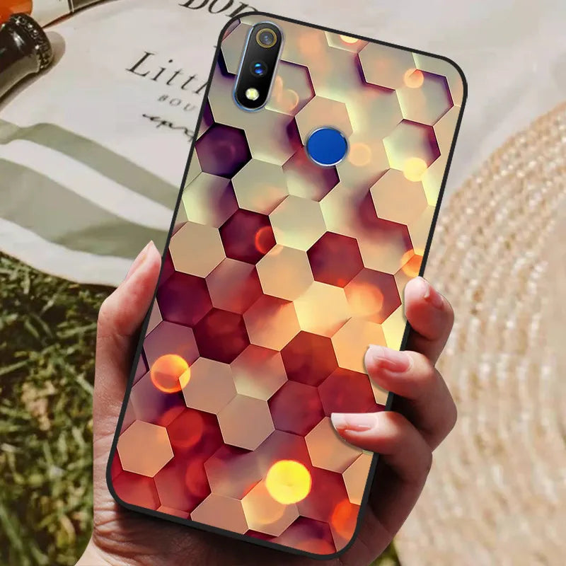 For Realme 3 Pro Case Soft Silicon TPU Back cover For OPPO Realme 3 Pro RMX1851 Coque Funda Realme3 RMX1825 RMX1821 shockproof